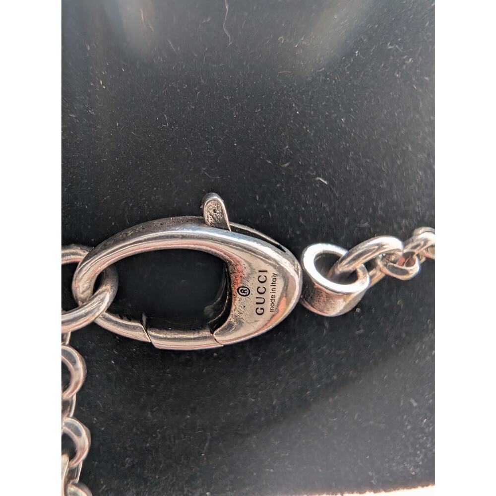 Gucci GG Marmont Double G Key Pendant Necklace Sterling Silver 925 w/ Box - Picture 8 of 13